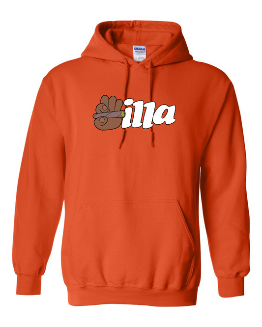 VILLA LOGO ORANGE HOODIE