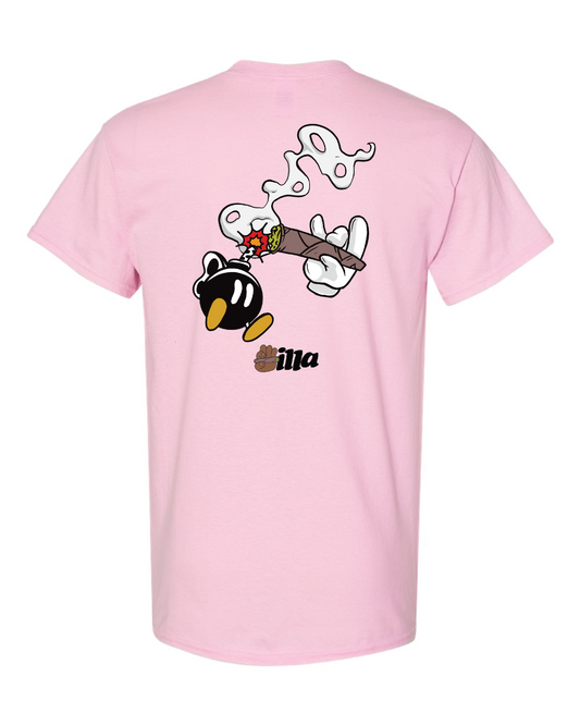 VILLA BOB-OMB PINK SHORT SLEEVE TEE